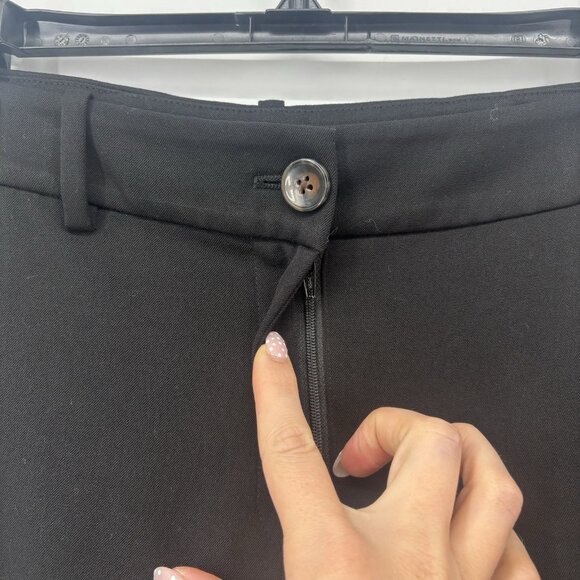 J. Crew Black Dress Pants Womens Size 6 Tapered Career Work Classic - Picture 7 of 12